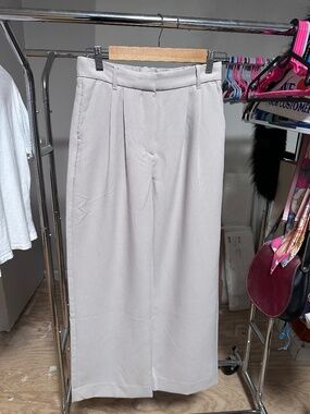 Abercrombie & Fitch Light Taupe Tailored Pants